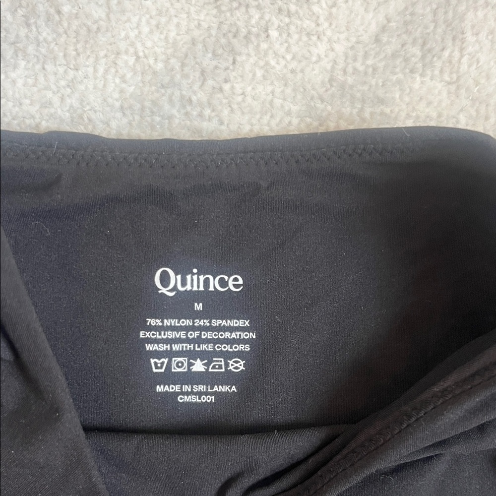 Quince Black Sleeveless Bodysuit - Picture 2 of 4